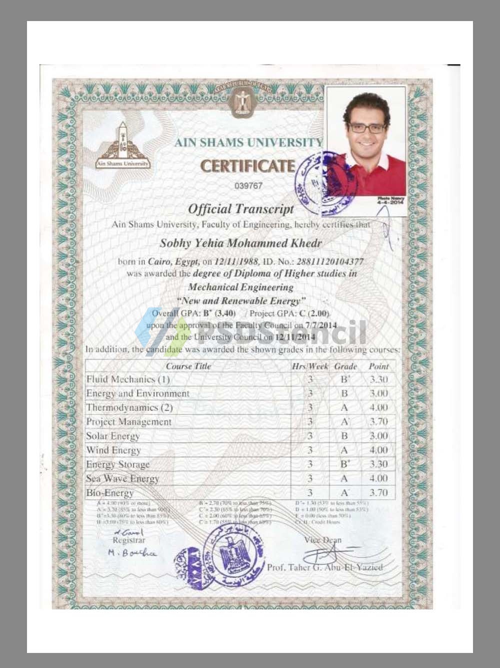 非洲| Egypt University Diploma Certificate埃及大学学位证书pdf模板-九流网络